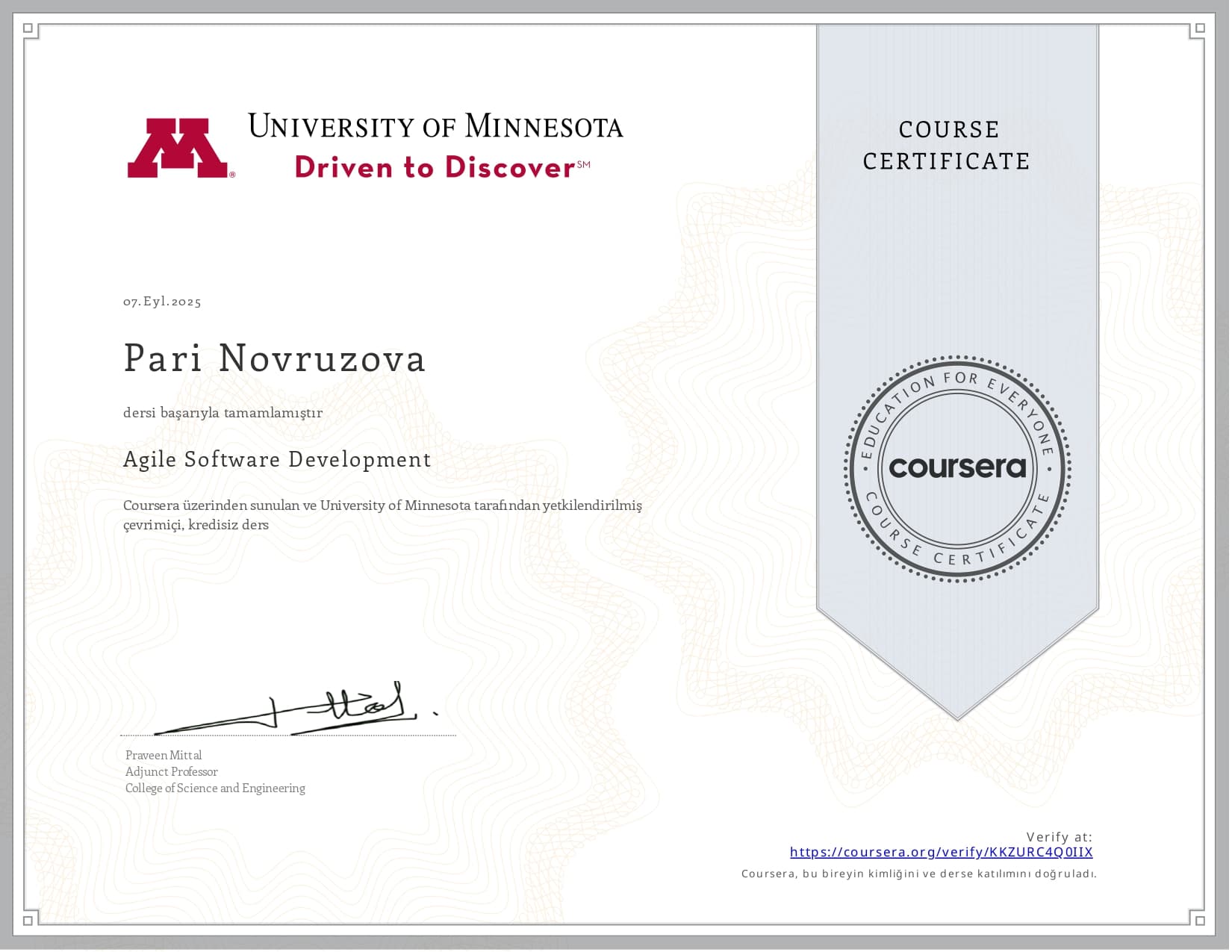 Agile Software Development