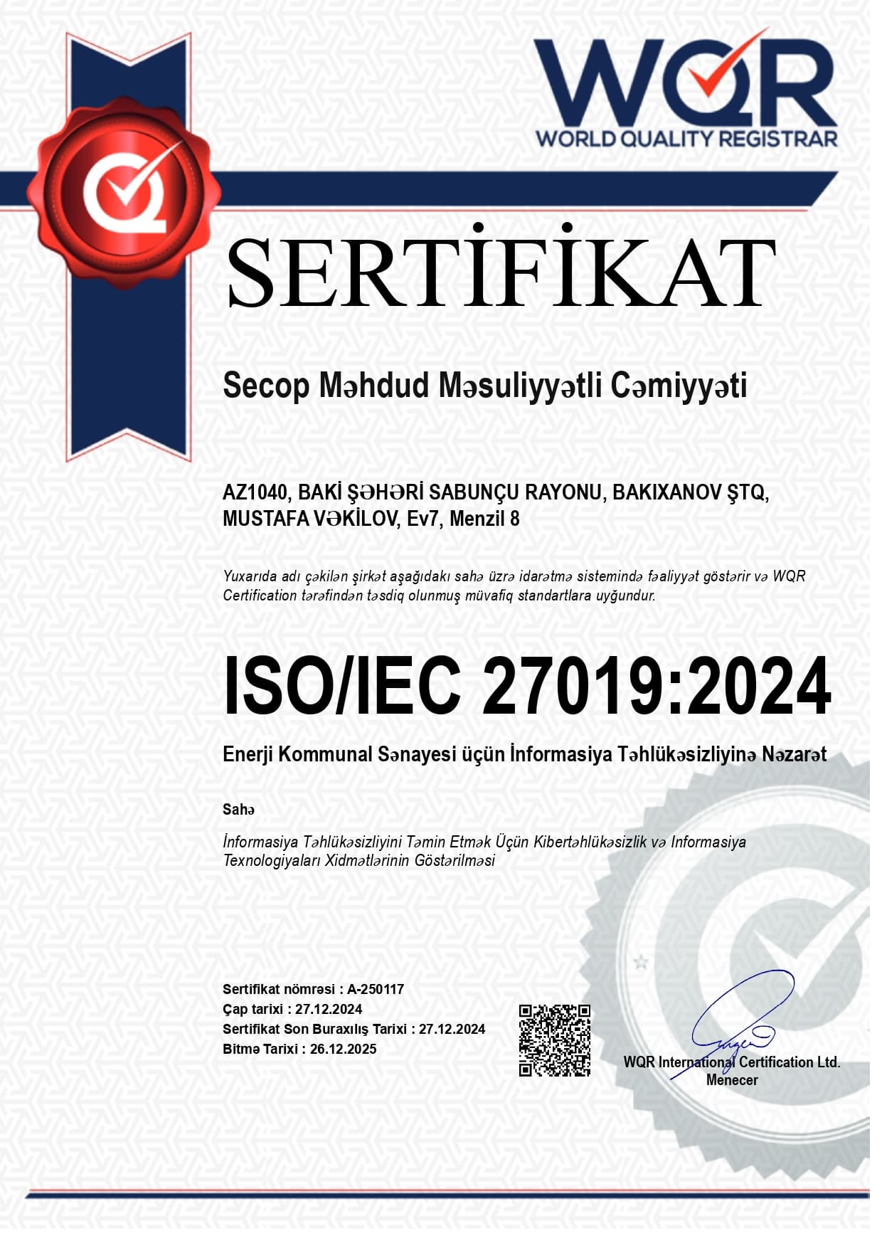 İSO/IEC 27019:2024
