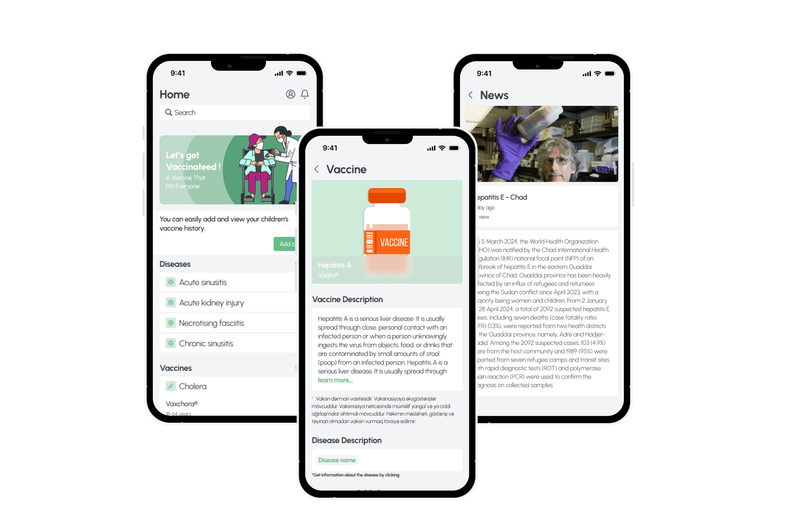 Vaksinasiya Təqvimi